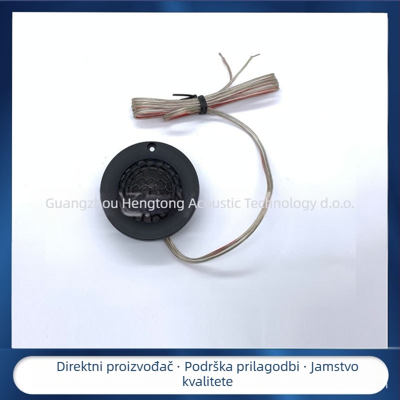Automobilski tweeter zvučnik s 20-jezgrenim dizajnom, 20 W, 4 Ω, raspon frekvencija 1,75 Hz–20 kHz, osjetljivost 92 dB