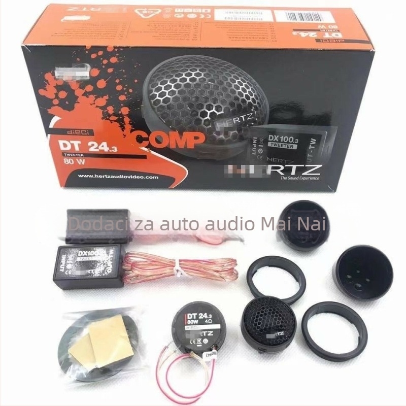 Auto tweeter DT24.3, model YQ-250D, 4 Ω, 80 W, membrana od svile