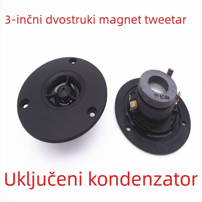 Sustav tweeter zvučnika s pojačalom i subwooferom