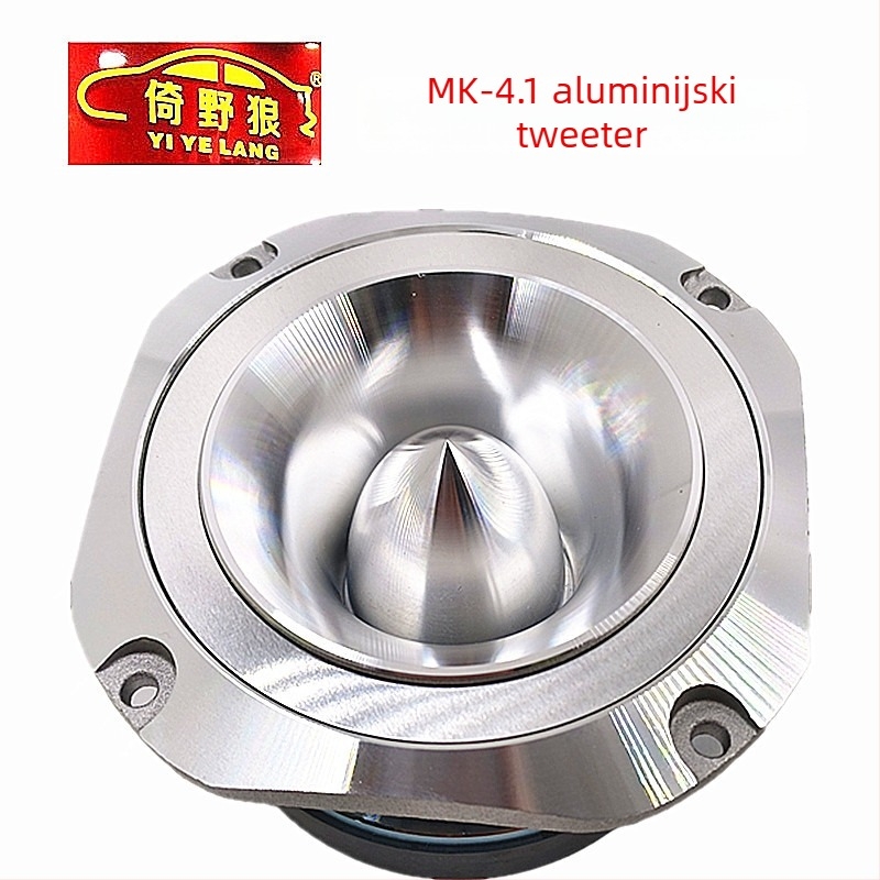 Automobilski aluminijski tweeter zvučnik Mk-4.1, univerzalna kompatibilnost, 80W, 4Ω, 12V, -40-20Hz