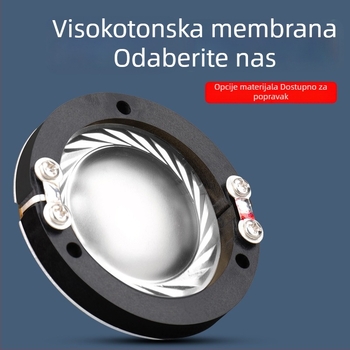 34-jezgreni kružni okvir dinamički visokotonac s polimernom membranom i glasovnom zavojnicom