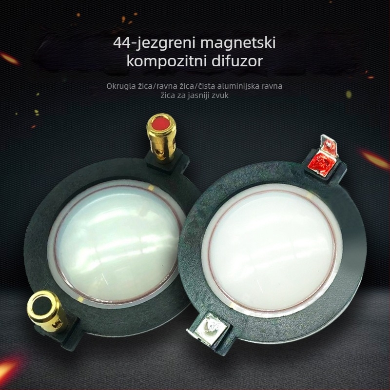 44-jedro neodim magnetski visokotonac s membranom 44,5 mm, horn pogon, kratak okvir, polimer