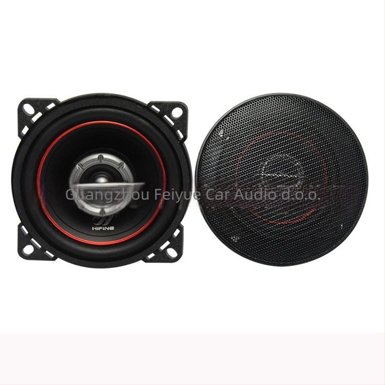 HIFINE 4-inčni koaksijalni auto zvučnik HI-4000, 4 Ω, 40 W, 20 Hz–25 kHz, 92 dB