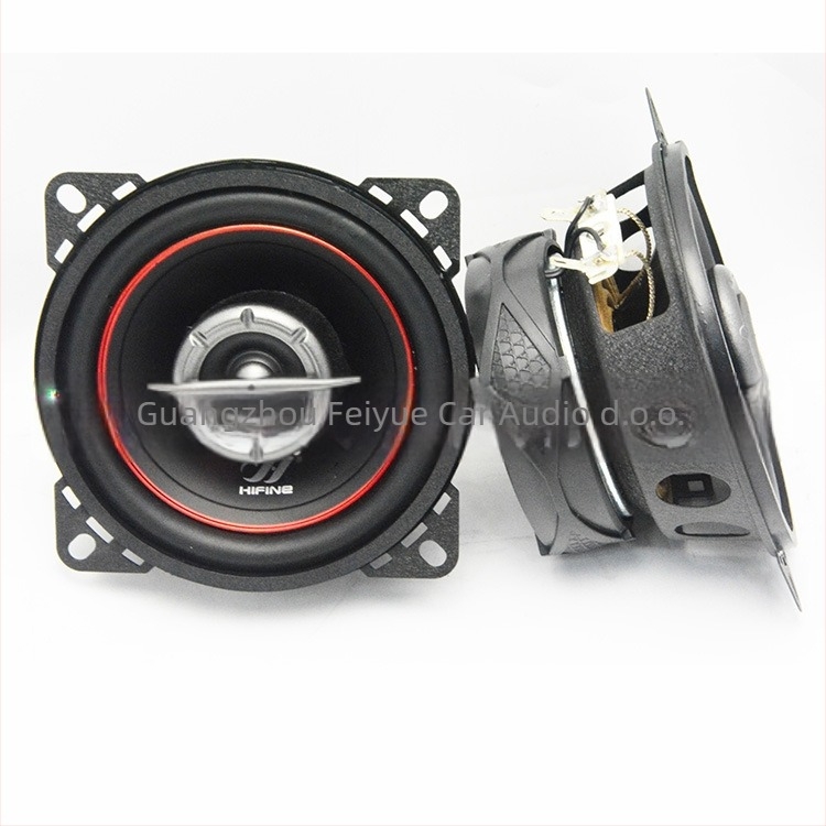 HIFINE 4-inčni koaksijalni auto zvučnik HI-4000, 4 Ω, 40 W, 20 Hz–25 kHz, 92 dB