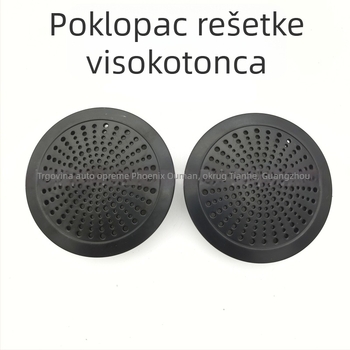 Mrežica za A-stupanj vrata s dekorativnim plastičnim pokrovom za tweeter, universalno za zvučnike 1,5–2 inča