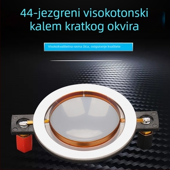 44‑jezgreni visokofrekvencijski zvučnik s dijafragmom od 44,5 mm i horn driverom, polimerna kompozitna membrana, za velike audio opreme