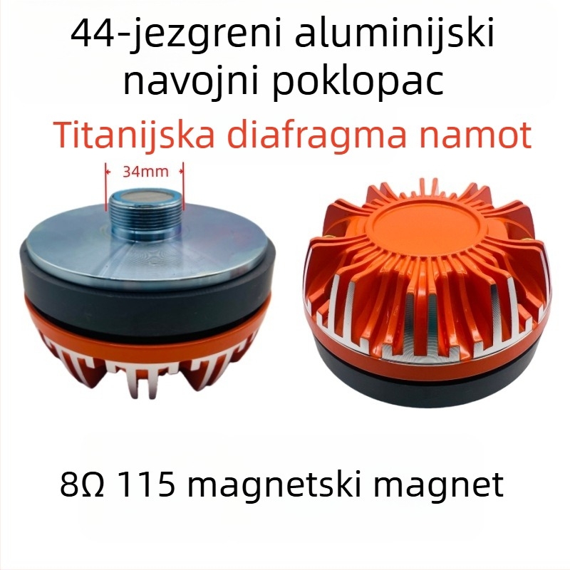 Aooboe visokotonac - čista titanijska membrana, vanjski magnetski pogon, 8 Ω, profesionalni audio