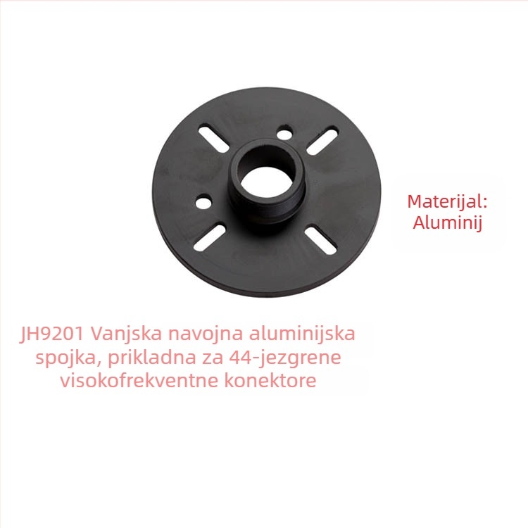 Adapter za visokotonac s vanjskim navojem i flange glavom, Aluminij, Model 1#