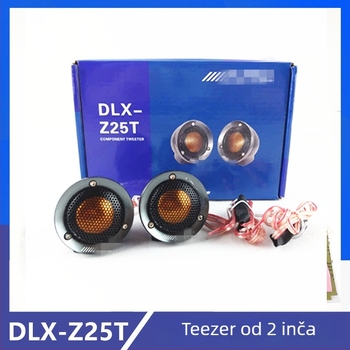 Automobilski tweeter Dlx-Z25T – 4 Ω, 70 W, 25 Hz–35 kHz, svilen membrana
