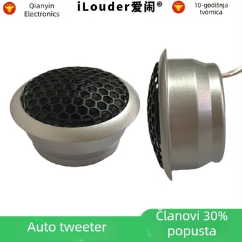 Ilouder Loves auto tweeter s diafragmom bez papira, unutarnjim magnetskim sustavom, jednopunktna usmjerenost
