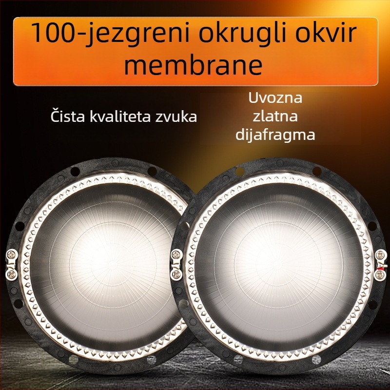 99,2 mm titanijeva membrana za visokotonac – modul s kružnim okvirom i visokoučinkovita zvučna zavojnica