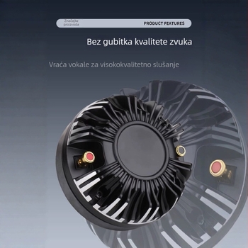 Kocin 3855ca Audio dodatak — visokotonski drajver za kazališne zvučnike, aluminijsko kućište
