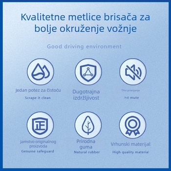 Brisač bez okvira za Chevrolet Cruze Classic, Sail, Malibu, Aveo i Orlando