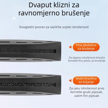 Alat za popravak brisača automobila – Fleksibilni brisač, univerzalni, s ABS + aluminiziranim silikonskim papirom, Model 25110101001