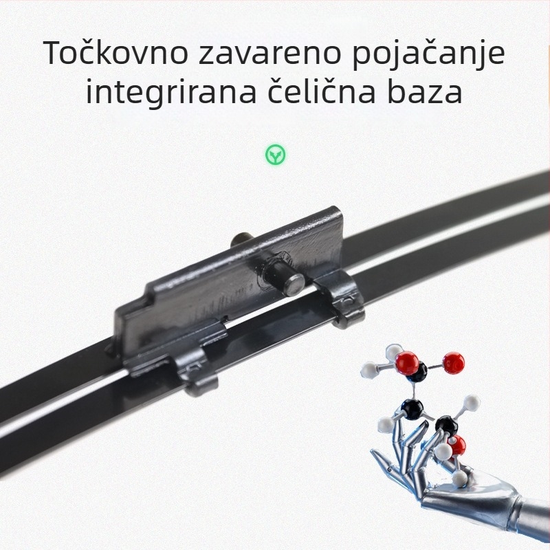 Brisači bez okvira za Tesla Model X, Model 3 s mlaznicom za pranje i Model Y