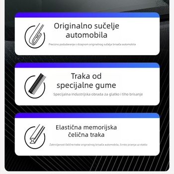 Nissan Sylphy prednje brisače, 14. generacija, bez okvira