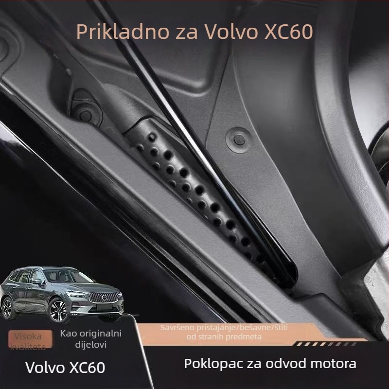 Poklopac odvodnje motornog prostora za Volvo XC60 – sprječava začepljenje odvoda lišćem i otpadom (26 modela)