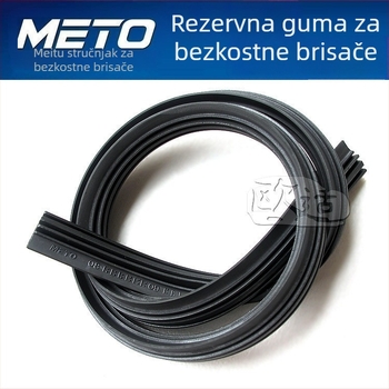 Brisač bez okvira, U-oblik, gumena traka, univerzalno za automobile i motocikle, kompatibilan s Yamaha MT-07