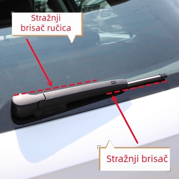 Brisači za VW Golf 7/6 – prednji i stražnji, 7.5 mm original gumene trake