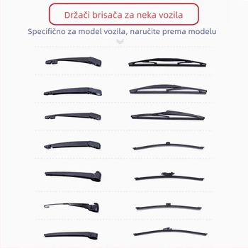 Brisači za VW Golf 7/6 – prednji i stražnji, 7.5 mm original gumene trake