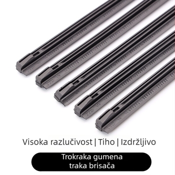 Tongda TTD Auto brisač traka — trodjelna rebrasta oštrica