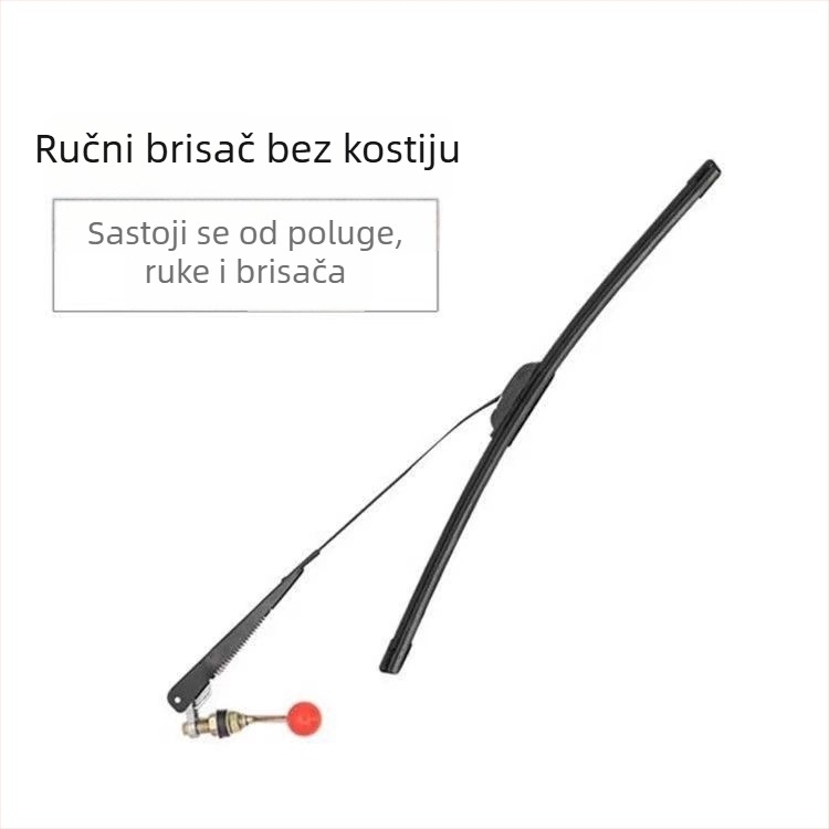 Ručni brisač za električni tricikl i skuter za mobilnost, kut brisanja 90°, lokalni domet, broj dodatka 6008