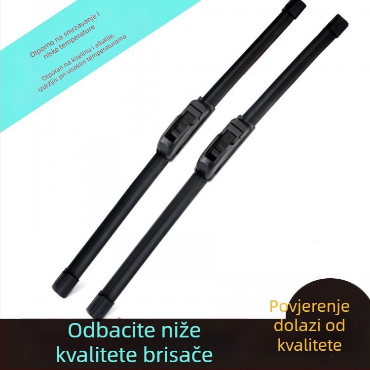 Bezokvirni brisač automobila – 360° pokriće, model 6546546, sklop ramena 550, napajanje 12–48V