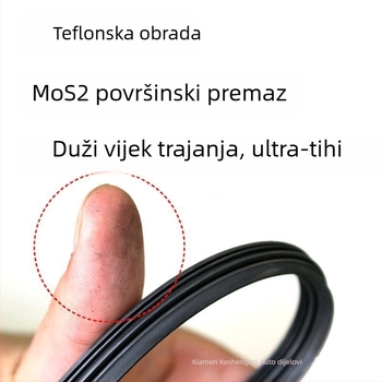 Visokokvalitetna ojačana traka brisača s teflonskim premazom, dvostruka A-klasa za automobil