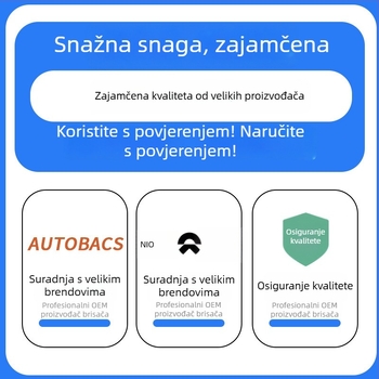 Visokokvalitetna ojačana traka brisača s teflonskim premazom, dvostruka A-klasa za automobil