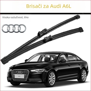 OEM bezokvirni brisači za Audi A6L – prednji i stražnji, izvorni, tiši