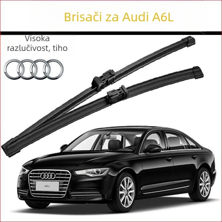 OEM bezokvirni brisači za Audi A6L – prednji i stražnji, izvorni, tiši