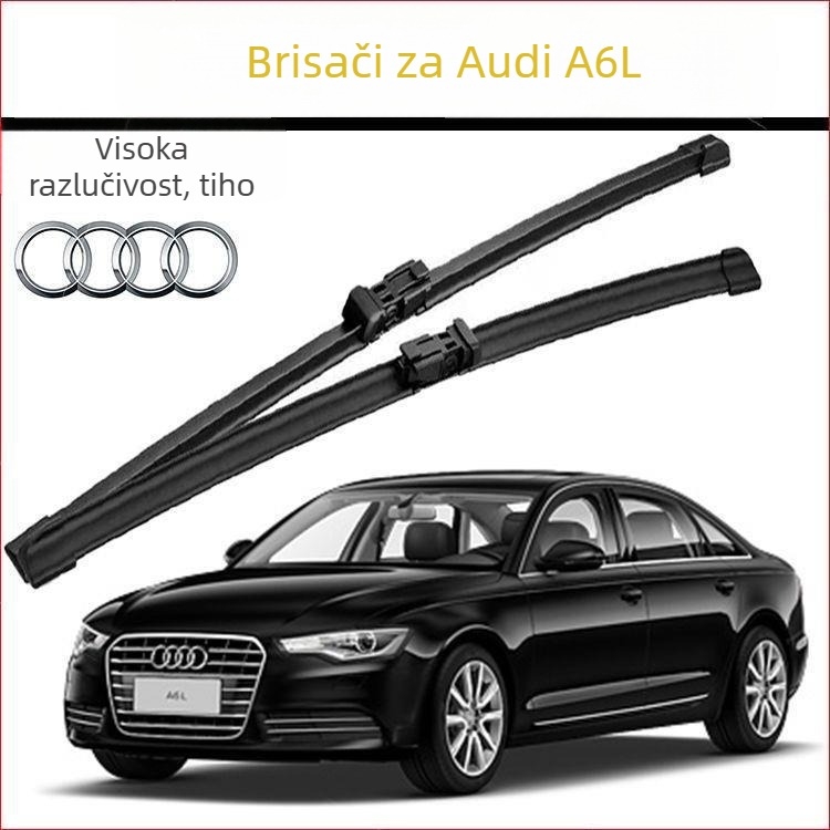 OEM bezokvirni brisači za Audi A6L – prednji i stražnji, izvorni, tiši