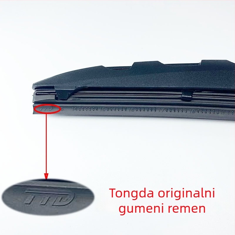 Trojsegmentni univerzalni multifunkcionalni brisač za auto – osam u jedan, motor 12–24V, 180° domet, prirodna guma