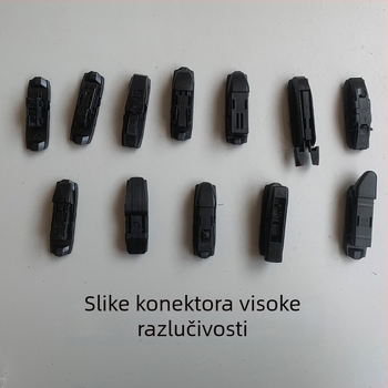 Višenamjenski brisač 14-u-1, trodjelni brisač i vratilo za mala vozila