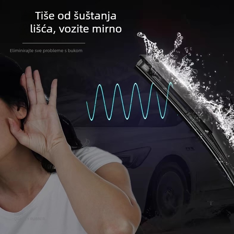 Nissan Qashqai bezokvirni brisači prednje i stražnje — originalni dio, OEM, tiho djelovanje