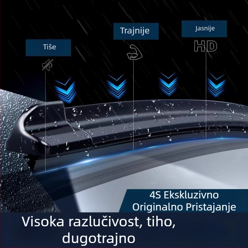Nissan Qashqai bezokvirni brisači prednje i stražnje — originalni dio, OEM, tiho djelovanje