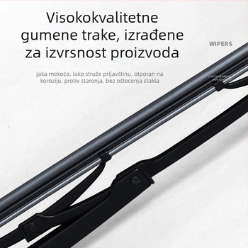 Visokokvalitetni brisač s željeznim okvirom, tih rad, bez ogrebotina