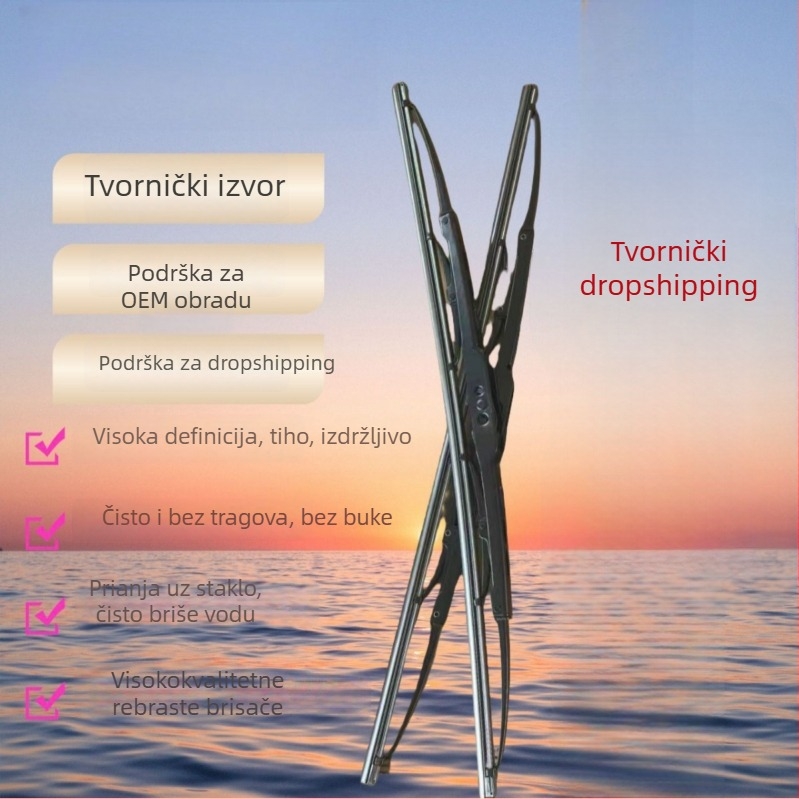 Visokokvalitetni brisač s željeznim okvirom, tih rad, bez ogrebotina