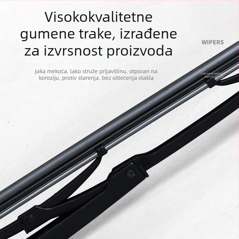 Visokokvalitetni brisač s željeznim okvirom, tih rad, bez ogrebotina