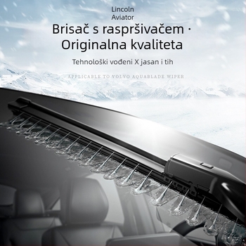 Zagrijani bezokvirni brisač za Volvo XC60/S60/V60 s raspršivanjem vode – OEM