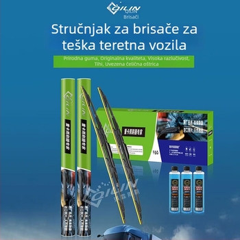 OEM brisač za Sinotruk Howo Tianlong Delong, s metalnim okvirom i gumenom trakom