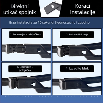 Jianshu Bezkostna brisač za Buick GL8 – gumeni remen, tiho djelovanje