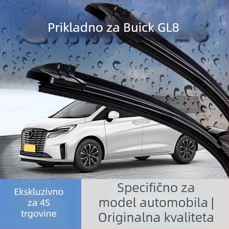 Jianshu Bezkostna brisač za Buick GL8 – gumeni remen, tiho djelovanje