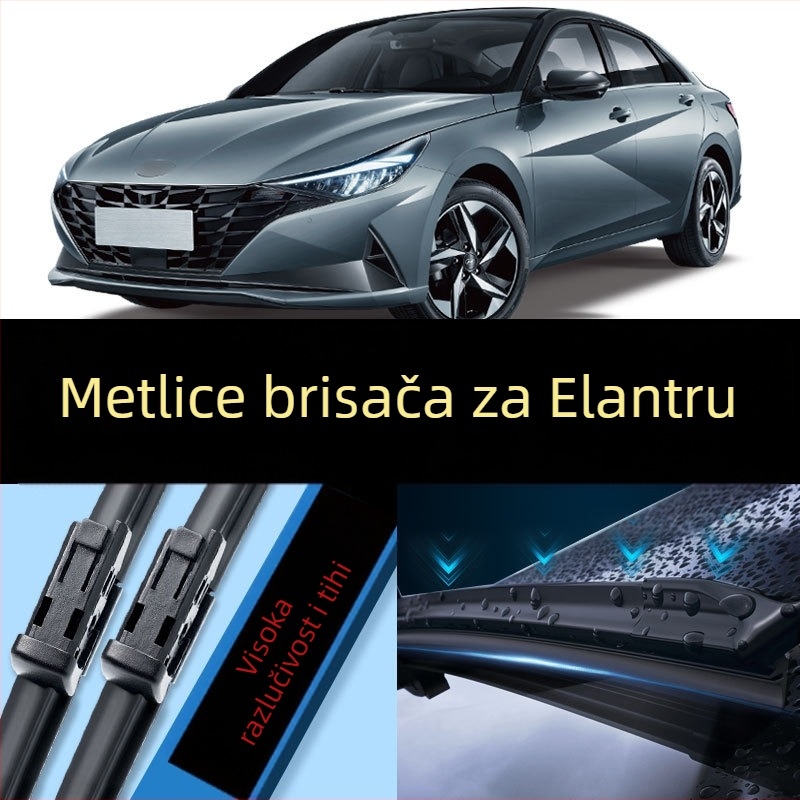Elantra 7. generacije bezokvirni brisači, 21 modela, 2021 nova, tih rad
