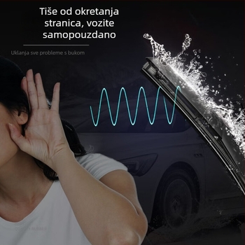 Brisači bez rama za prednje i stražnje staklo Dongfeng Fengguang 580 Zhishang Edition s unaprijeđenim gumenim dijelom