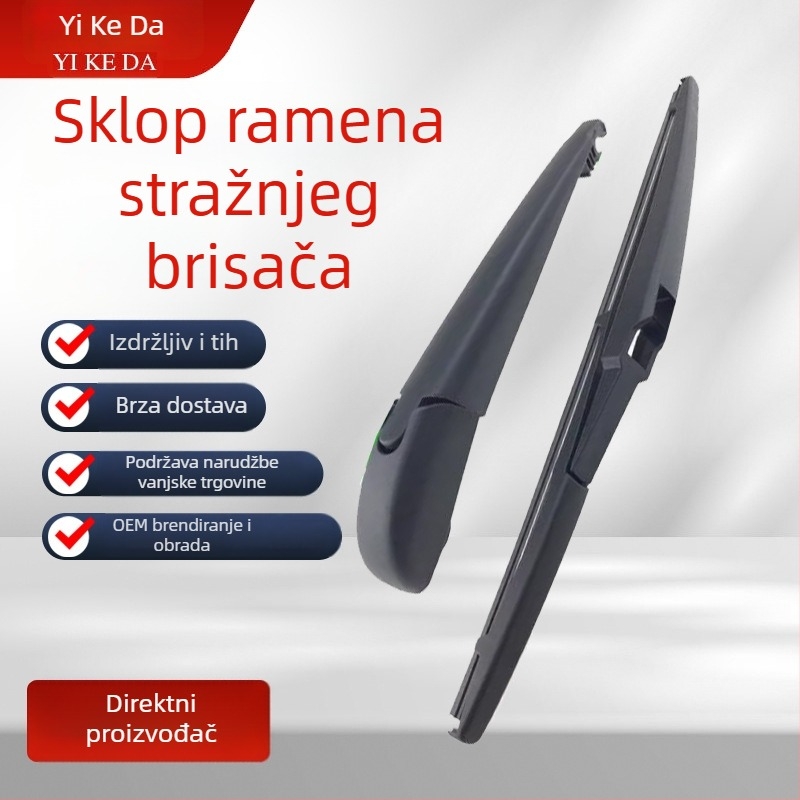 Univerzalni stražnji brisač za prozor – komplet brisača s zamjenjivom gumom