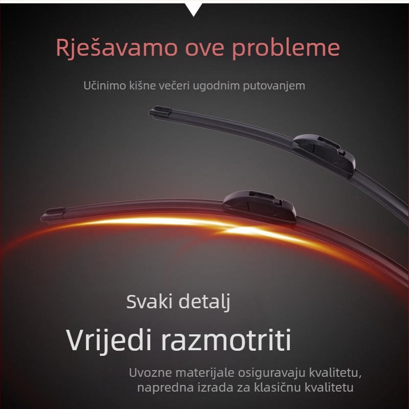 Brisač s tri segmenta, U-typ Mosec Vichy Special, kompatibilan s Toyota Vios (2008–2017)