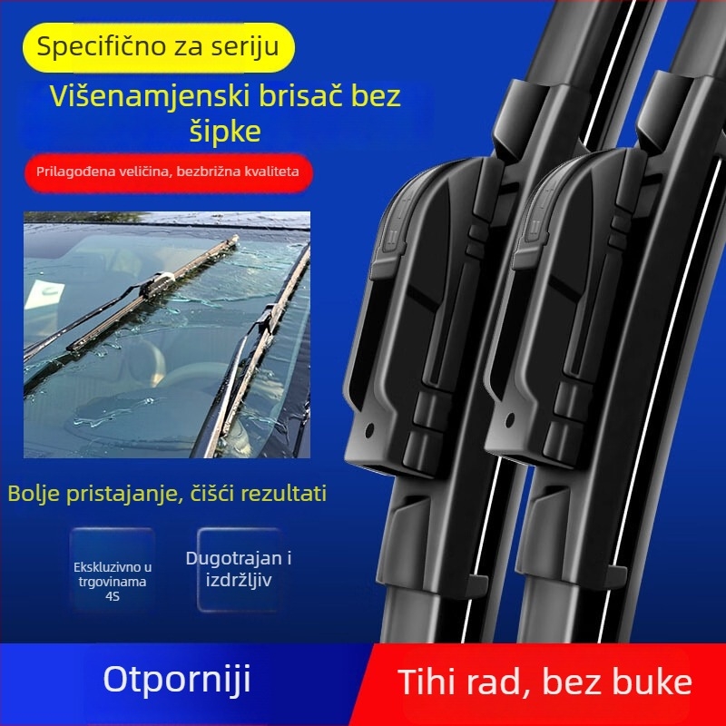 Brisač za automobil bez okvira, prednja ljepilna traka – kompatibilno s Chang'an SL03/S7, tih rad