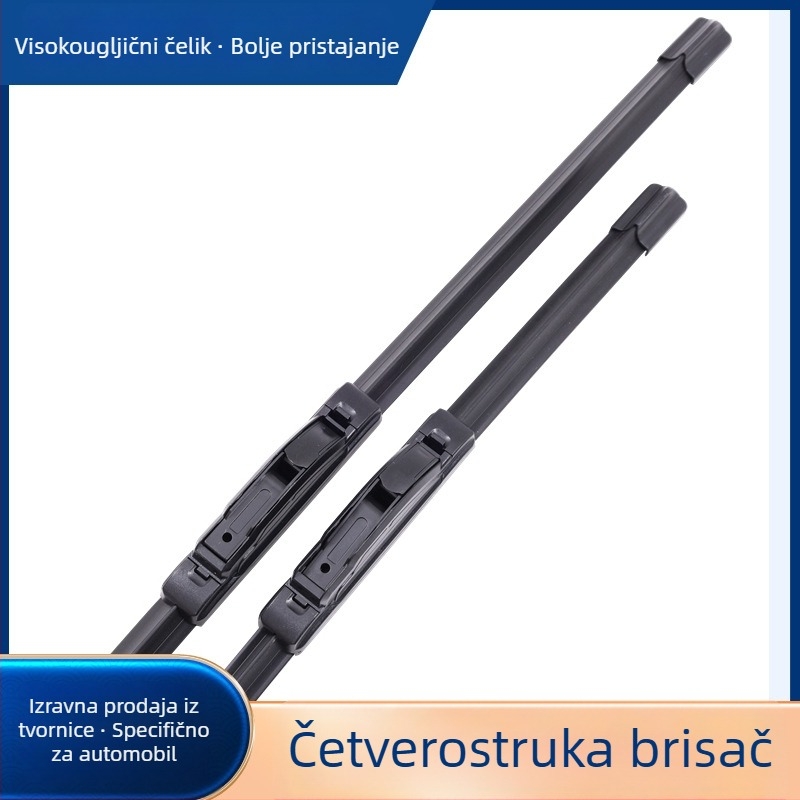 Brisač bez okvira s četiri sloja i 18 adaptera