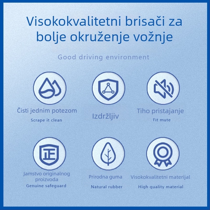 Stražnji brisač za specifične modele automobila
